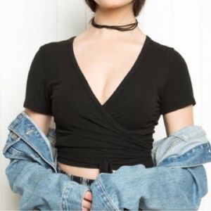 Brandy Melville wrap top
